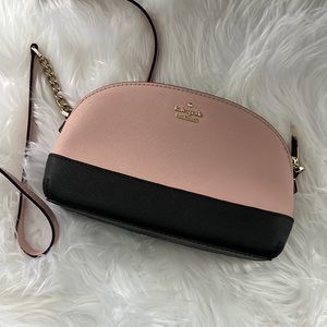 Kate Spade Pink & Black Crossbody Bag